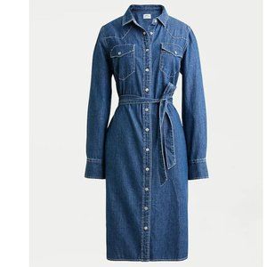 J. Crew Denim shirtdress with tie belt - as worn by Megan Markle!